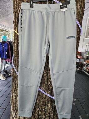 Hurley Light Gray Men's Performance Joggers